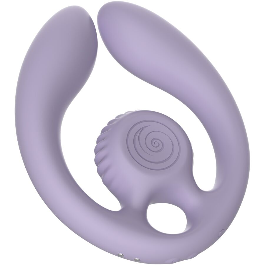 SLAKKENVIBE - GIZI DUO KOPPELSTIMULATOR MET AFSTANDSBEDIENING LILA