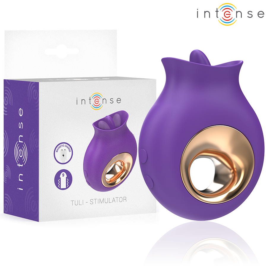 INTENSE - TULI CLITORISSTIMULATOR 9 VIBRATIES &amp; 9 OSCILLATIES PAARS