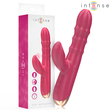 INTENSE - CHLOE MULTIFUNCTIONELE VIBRATOR 3-IN-1 ROOD