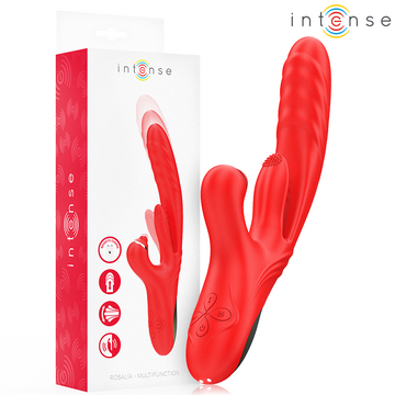 INTENSE - ROSALIA MULTIFUNCTIONELE VIBRATOR 3-IN-1 ROOD