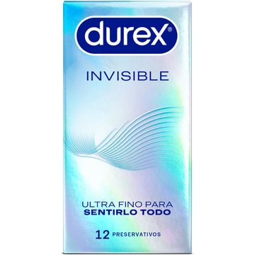 DUREX - CONDOMES ULTRA FINS INVISIBLES 12 UNITÉS
