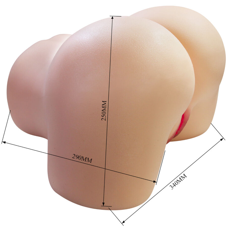 CRAZY BULL - JULIA REALISTISCHE VROUWELIJKE BILLEN, VAGINA EN ANUS 11 KG