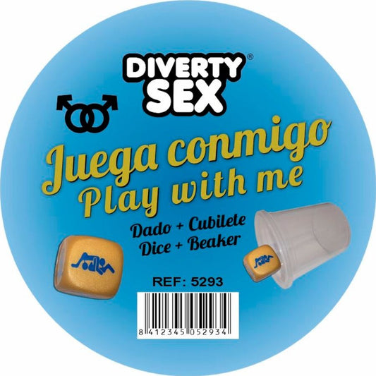 DIABLO PICANTE - GOUDEN HARDE DOBBELSTENEN MET POSITIES VAN MANNEN EN EEN KUBUS