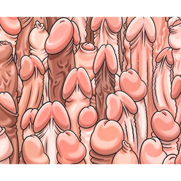 DIABLO PICANTE - TAPIS DE SOURIS COULEUR AVEC MOTIF DE PÉNIS