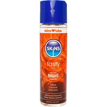 SKINS - LUBRIFIANT GOURMAND À BASE D'EAU CARAMEL SALÉ 130 ML