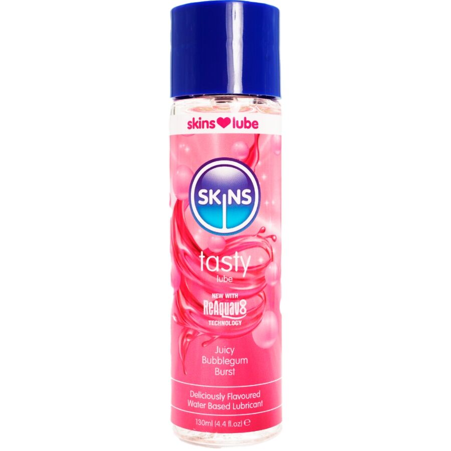 SKINS - LUBRIFIANT A BASE D'EAU GOÛT BUBBLEGUM 130 ML
