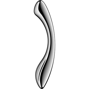 SATISFYER - PURE GRAVITY 1 GODEMICHET DOUBLE EMBOUT EN ACIER INOXYDABLE