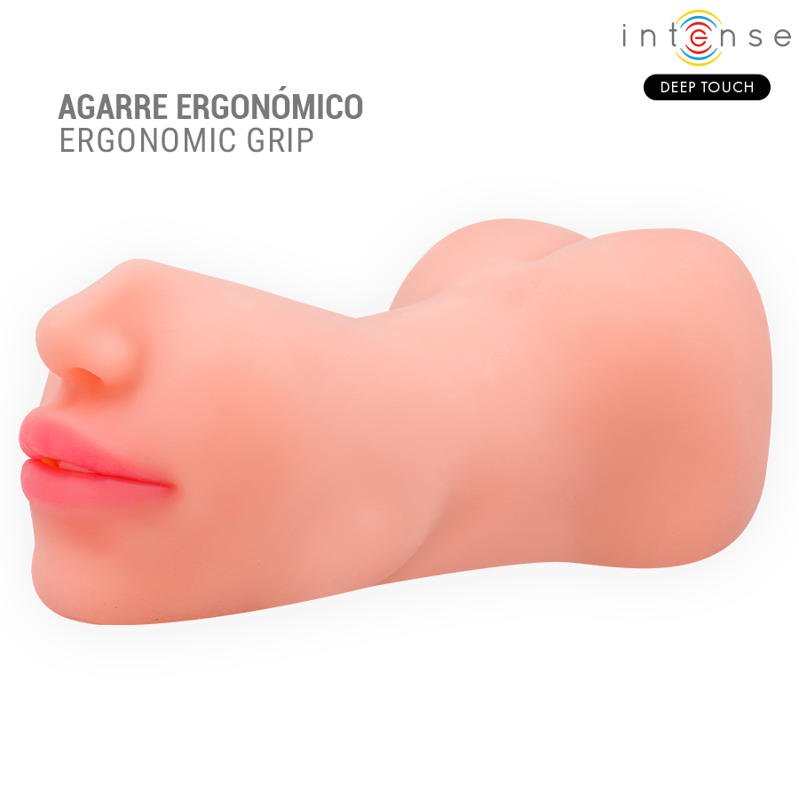 INTENSE DEEP TOUCH - RILEY DOUBLE MOUTH & VAGINA MASTURBATOR