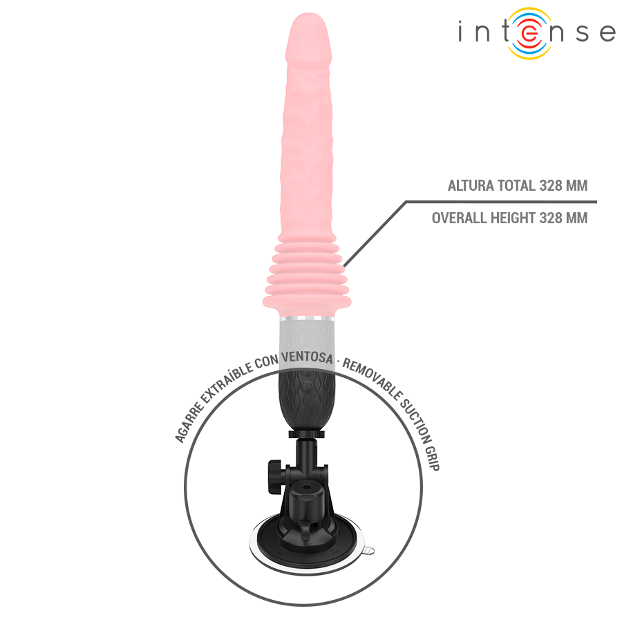 INTENSE - CYNTHIA VIBRATOR MET AFSTANDSBEDIENING EN VERWARMING