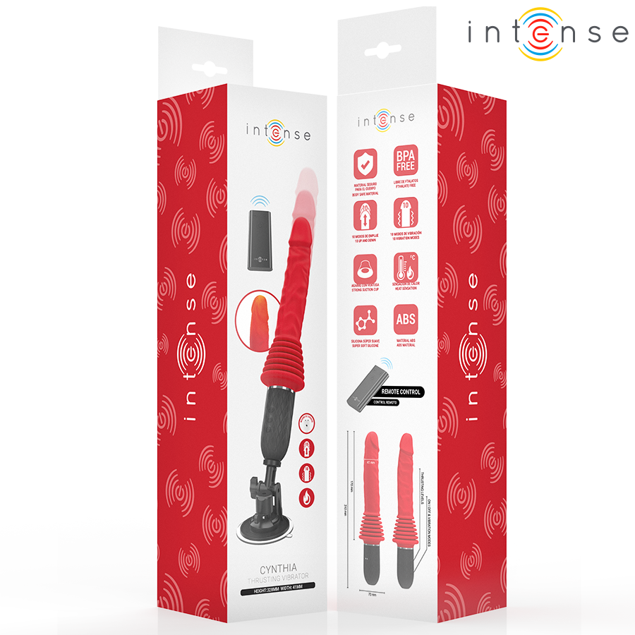 INTENSE - CYNTHIA VIBRATOR MET AFSTANDSBEDIENING EN VERWARMING