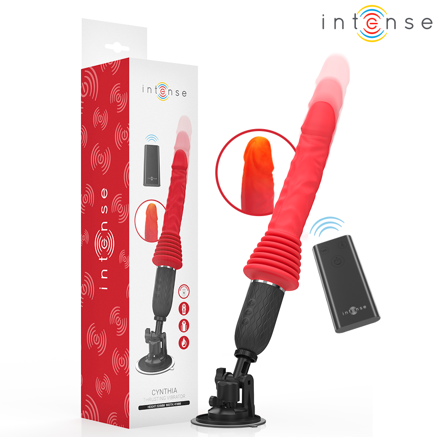 INTENSE - CYNTHIA VIBRATOR MET AFSTANDSBEDIENING EN VERWARMING