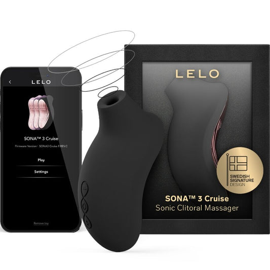 LELO - SONA 3 CRUISE SONIC CLITORAL MASSAGER ZWART