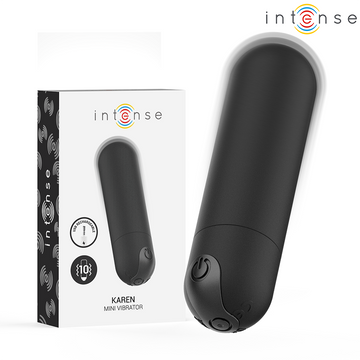 INTENSE - KAREN MINI OPLAADBARE VIBRERENDE KOGEL ZWART