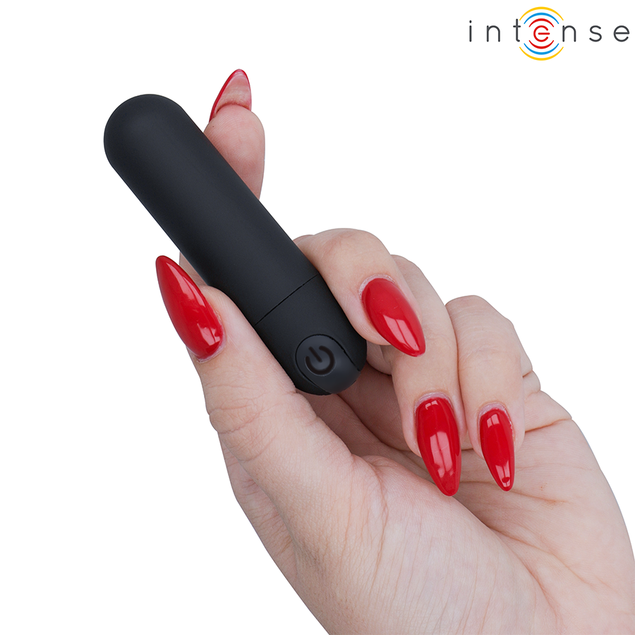 INTENSE - KAREN MINI RECHARGEABLE VIBRATING BULLET BLACK