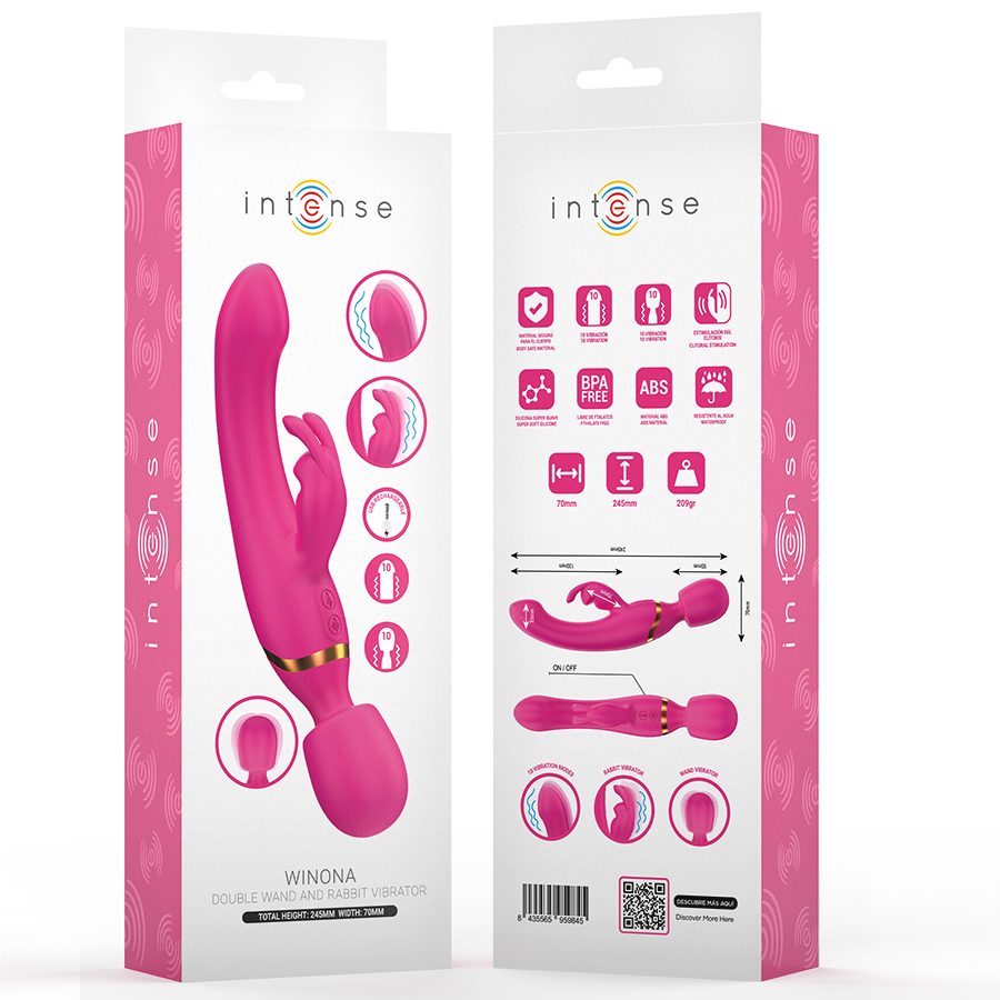 INTENSE - WINONA DOUBLE VIBRATOR RABBIT & WAND
