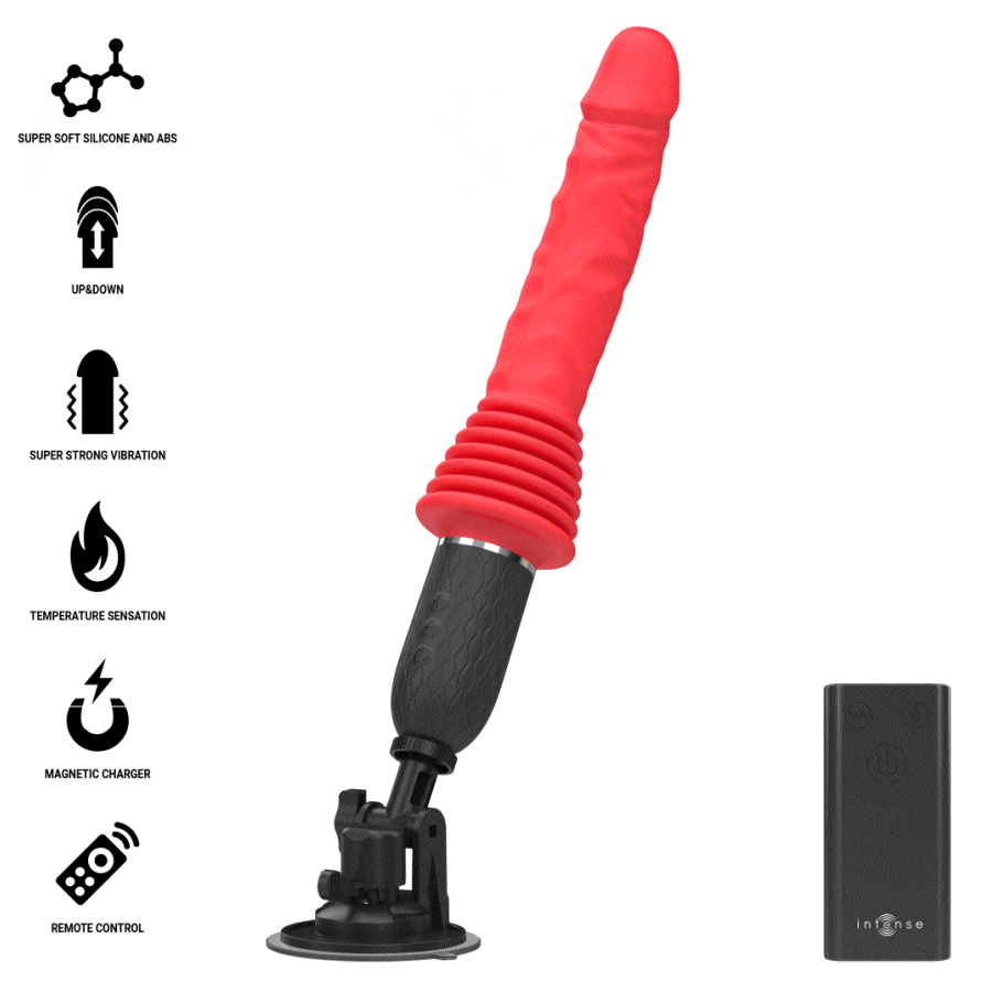 INTENSE - CYNTHIA VIBRATOR MET AFSTANDSBEDIENING EN VERWARMING