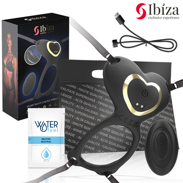 IBIZA - VIBRATOR MET AFSTANDSBEDIENING VOOR HARTJES EN SLIPJES