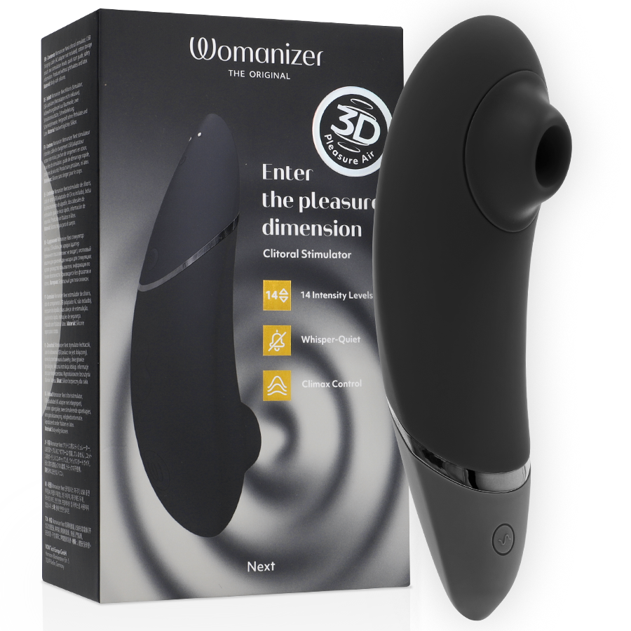 WOMANIZER - NEXT CLITORIAL STIMULATOR ZWART