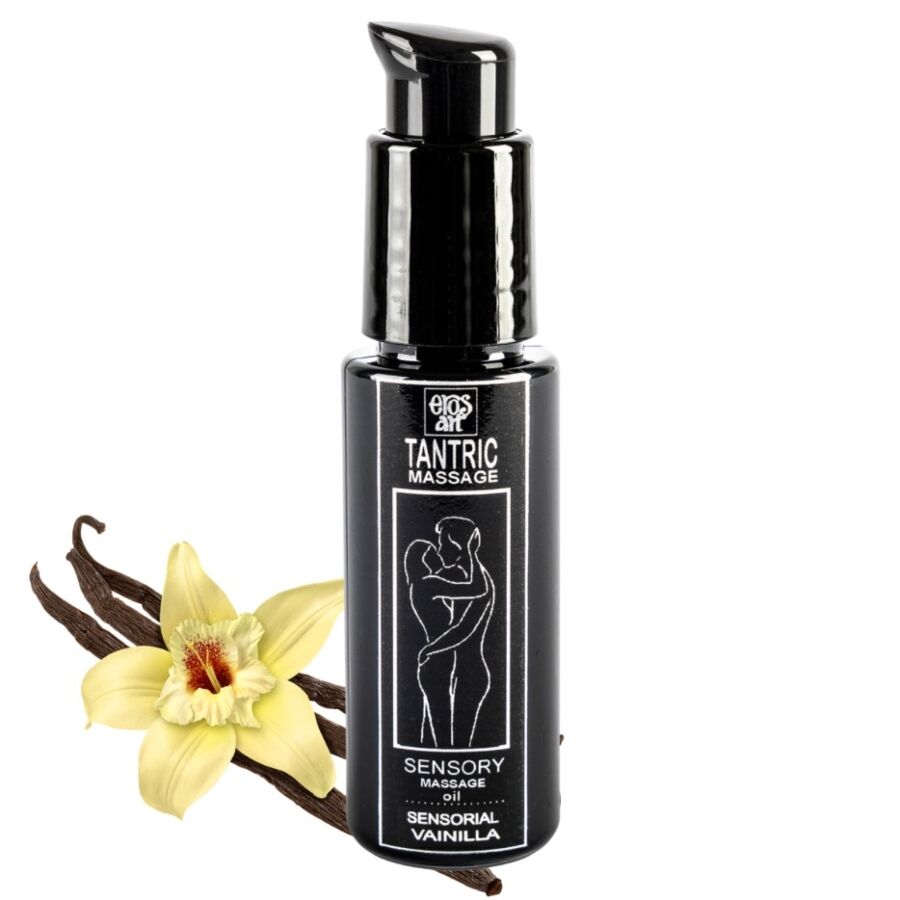 EROS-ART - HUILE DE MASSAGE TANTRIQUE NATURELLE ET VANILLE APHRODISIAQUE 30 ML