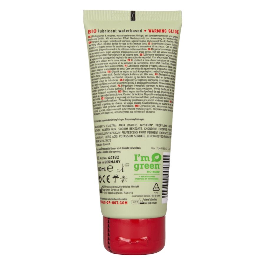 HOT - BIO LUBRICANT WATERBASED WARMING 100 ML