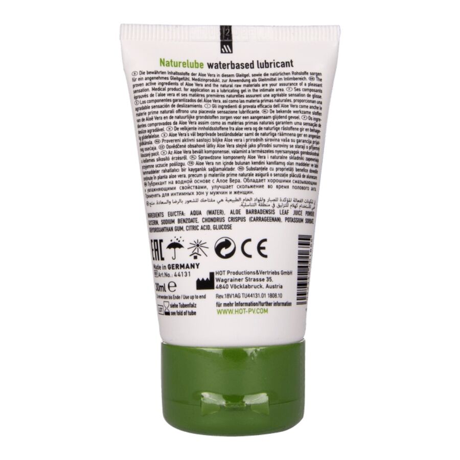 HOT - NATURE LUBE WATERBASED ALOE VERA 30 ML