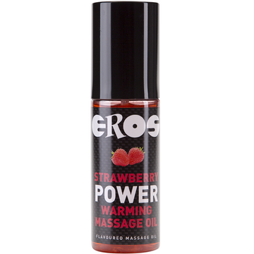 HUILE DE MASSAGE ÉROTIQUE EFFET CHAUFFANT À LA FRAISE EROS