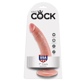 KING COCK - 7 GODEMICHET CHAIR 17,8 CM