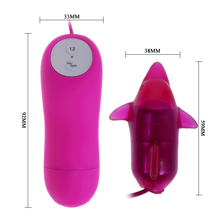 BAILE - SCHATTIGE GEHEIME DOLFIJN VIBRATOR 12V