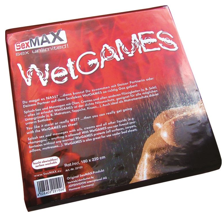 JOYDIVISION SEXMAX - WETGAMES DRAPS DE LIT SEXUELS BLANCS