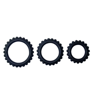 BAILE - TITAN SET 3-DELIGE PIKRING ZWART 2,8 + 2,4 + 1,9 CM 