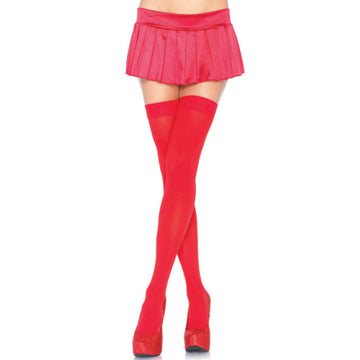 LEG AVENUE - NYLON DIJHOOGTES ROOD