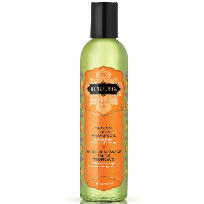 KAMASUTRA - HUILE DE MASSAGE NATURELLE FRUITS TROPICAUX 236ML