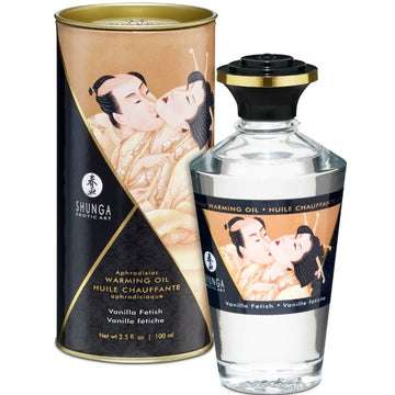 SHUNGA - HUILE DE MASSAGE EFFET CHAUFFANT SAVEUR VANILLE FETISH 100 ML