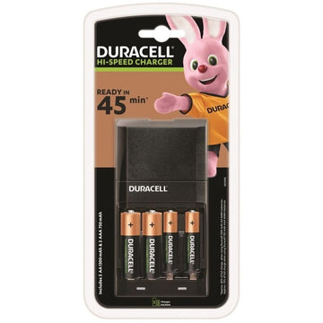 DURACELL - OPLADER 45 MIN. + 2xAA 1700mAh + 2xAAA 750mAh