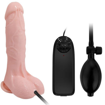 BAILE - DILDO VIBRANT ET GONFLABLE RÉALISTE 18,8 CM