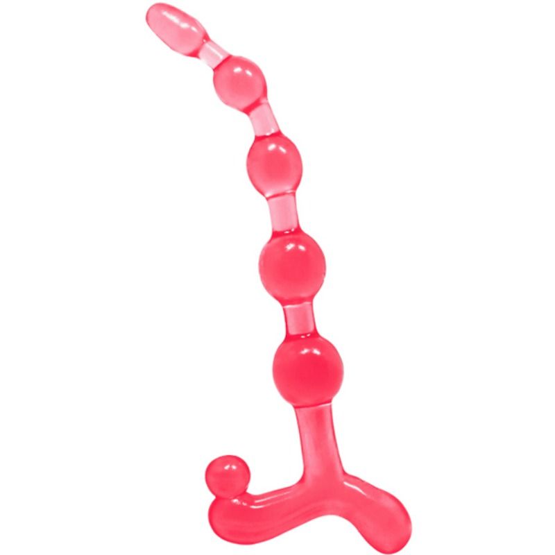 BAILE - BOULES ANALES ROUGES SOUPLES TWIST