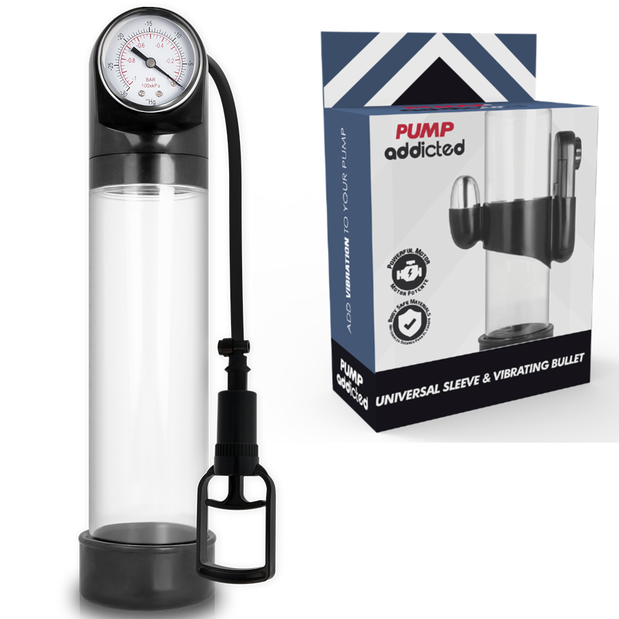 PUMP ADDICTED - RX9 TRANSPARANTE VIBRATOR