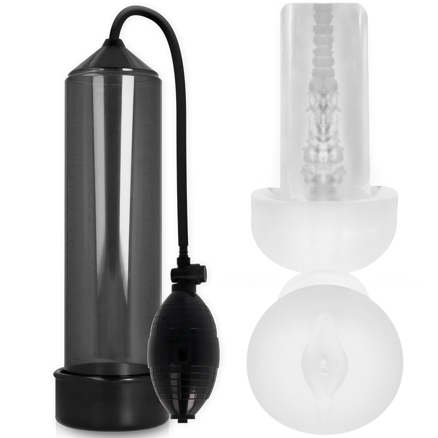 PUMP ADDICTED - RX3 ZWART MET PLEASURE SLEEVE