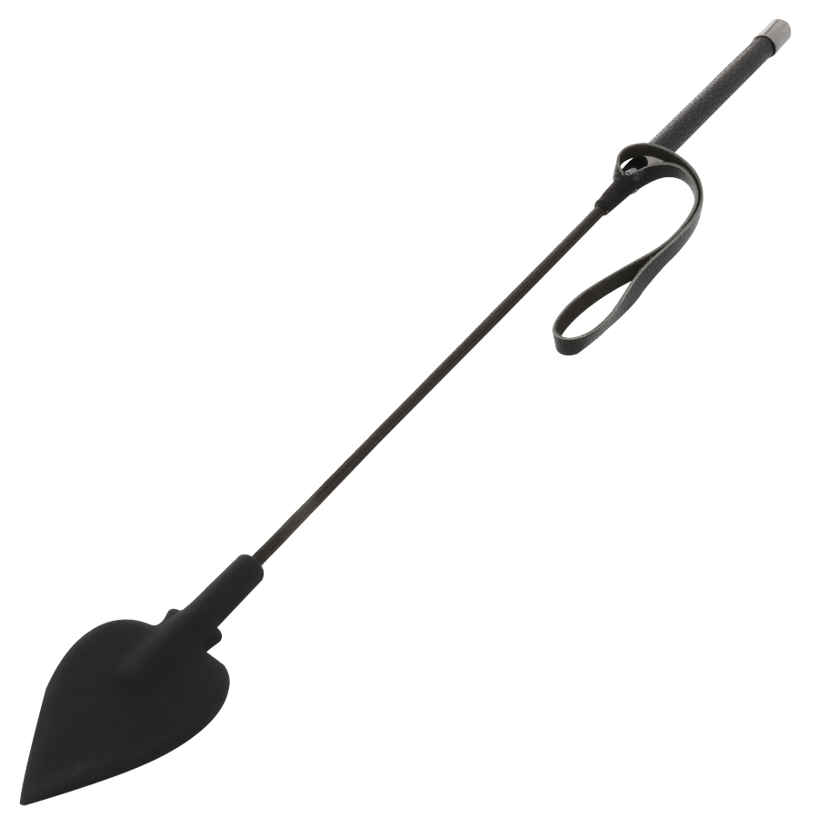 OBSCURITÉ - FOUET EN SILICONE NOIR 60CM