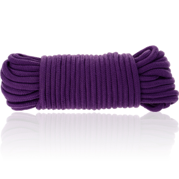DARKNESS - CORDE DE LIGOTAGE EN COTON 20 MÈTRES LILAS