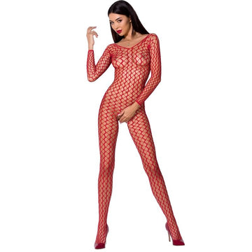 PASSION - WOMAN BS068 RODE BODYSTOCKING ONE SIZE