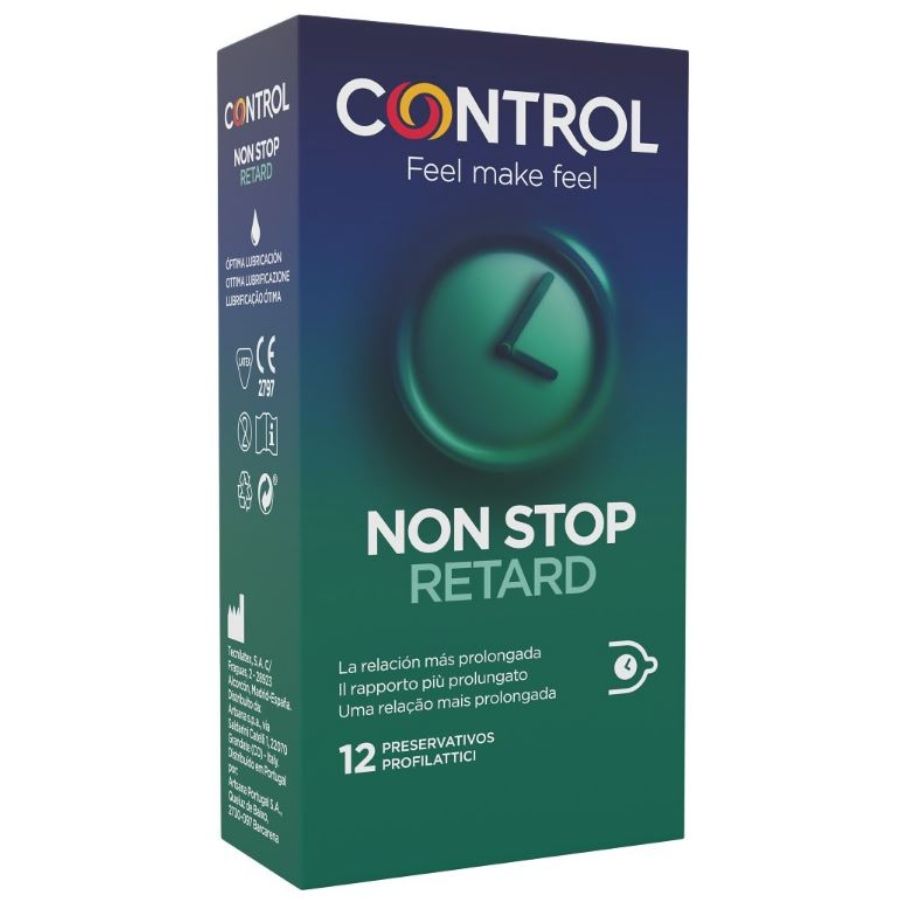 CONTROL - PRÉSERVATIFS RETARD NON STOP 12 UNITÉS