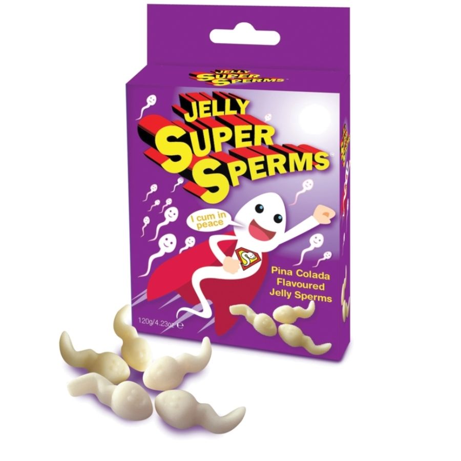 SPENCER &amp; FLEETWOOD - JELLY SUPER SPERM GUMMIES VORM SPERMA 120 GR