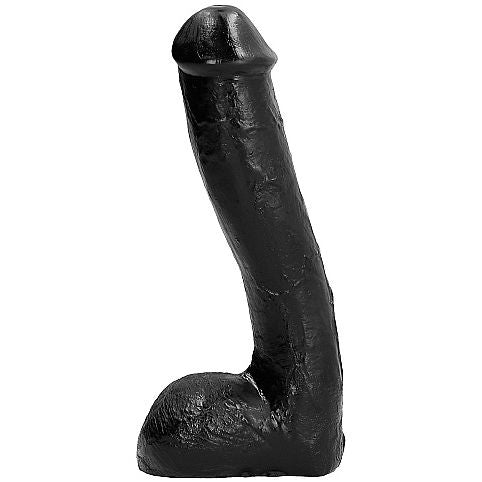 VOLLEDIG ZWART - REALISTISCHE ANALE PENIS 23 CM