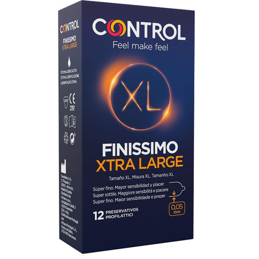 CONTROLE - FINISSIMO XL CONDOOMS 12 EENHEDEN