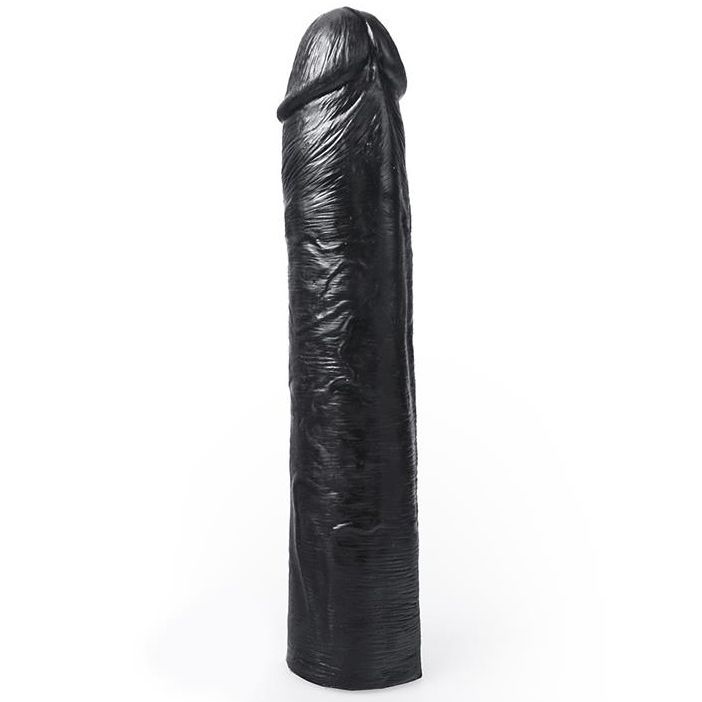 SYSTÈME PENDANT - DILDO RÉALISTE NOIR BENNY 25,5 CM