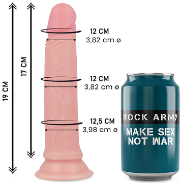 ROCKARMY - ROCKARMY VLOEIBARE SILICONE PREMIUM AVENGER REALISTISCH 19 CM -O- 3,98 CM