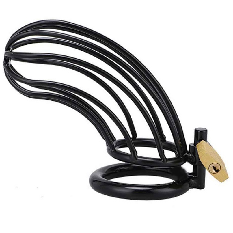 METAL HARD - ANNEAU DE CHASTETÉ CAGE BLACK BIRD