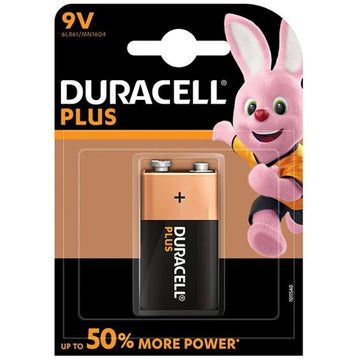 DURACELL - PLUS POWER BATTERIJ 9V LR61 1 STUK