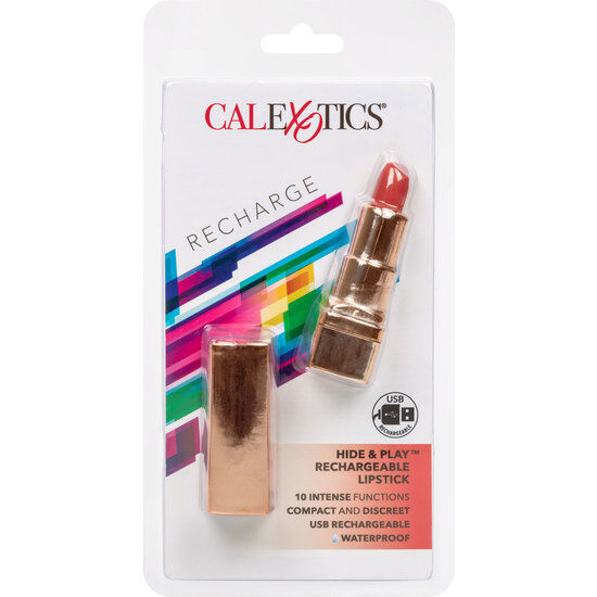 CALEXOTICS - BALA OPLAADBARE LIPSTICK HIDE &amp; PLAY ROOD